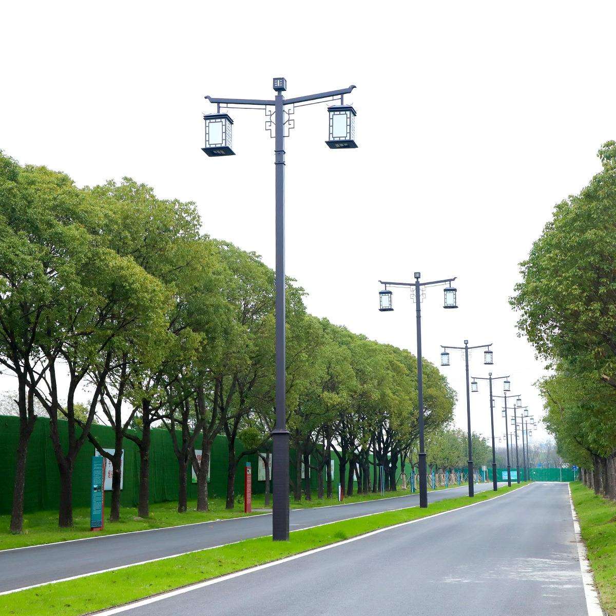 庭院灯小区路户外防雨LED道路路灯公园花园带杆全套景观灯厂家