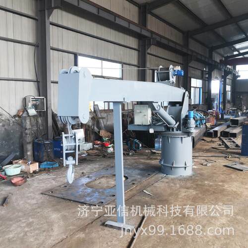 青岛船吊码头吊小型船用起重机吊机折叠小吊机教学模具克令吊