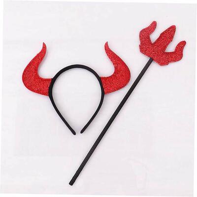 Halloween Weapon Headband Fork Ghost Festival Decorations He
