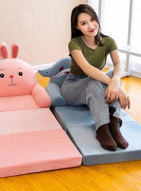 儿童折叠沙发床幼KGC园小宝宝座椅午休沙发可儿男拆洗孩女孩