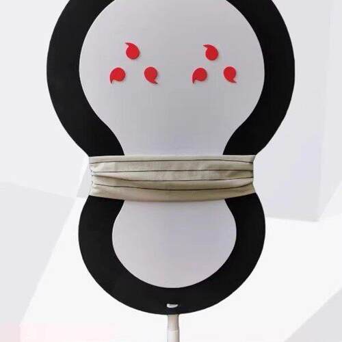 新款火影cos宇智波斑带土三勾玉忍者武器cosplay道具团扇子血轮眼