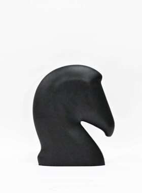 现代极简样板房抽纹马头轻奢爱马头个性GT-A057木小众装饰家居象