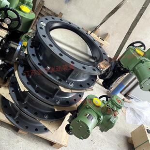 带煤安MAD943H 16DN80矿用隔爆电动蝶阀瓦斯用硬密封法兰蝶阀