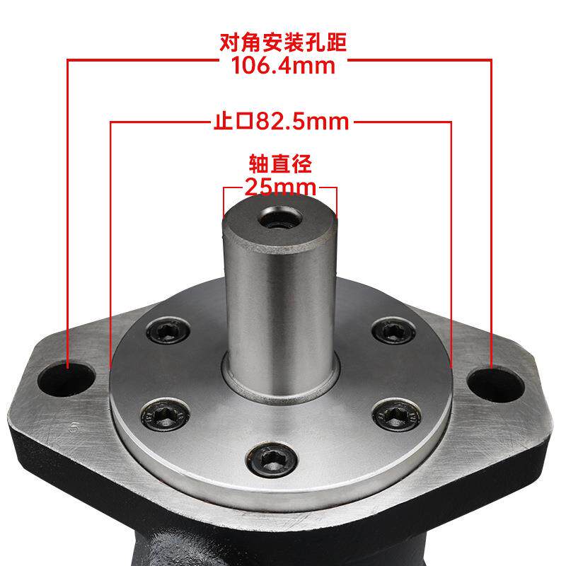 Danliss液压马达低速大扭矩BMP/OMP系列模具绞牙绞盘卷扬机油马达
