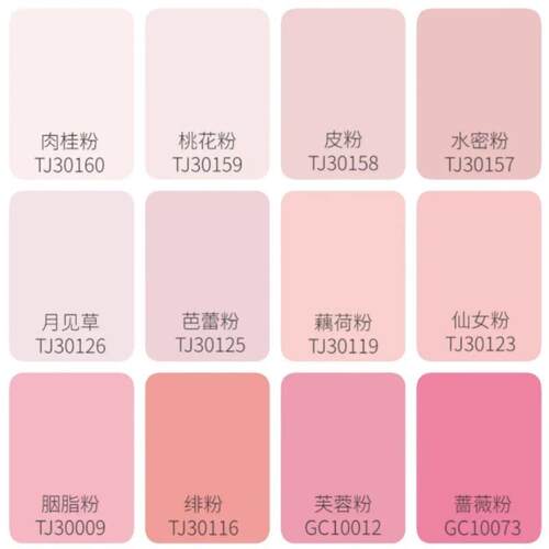 室内粉色潜粉色墙面漆平面哑光净味乳胶漆水性涂料背景色暖色面漆
