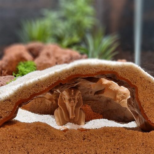 法老王埃及主题鱼缸鱼缸鱼虾装饰