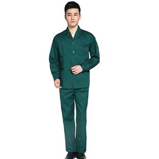 高档医院护养老院护工分理体式套装湖蓝色工作理服男女深绿色麻醉