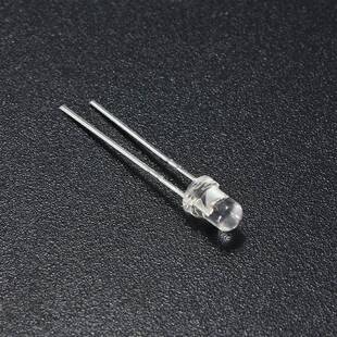 发光二极管LED灯 白发紫 395nm 紫光 透明圆头 5mm 验钞防伪