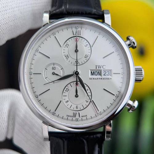 多功能[9.8新]IWC万国表柏涛菲诺系列精钢自动机械男表IW391027