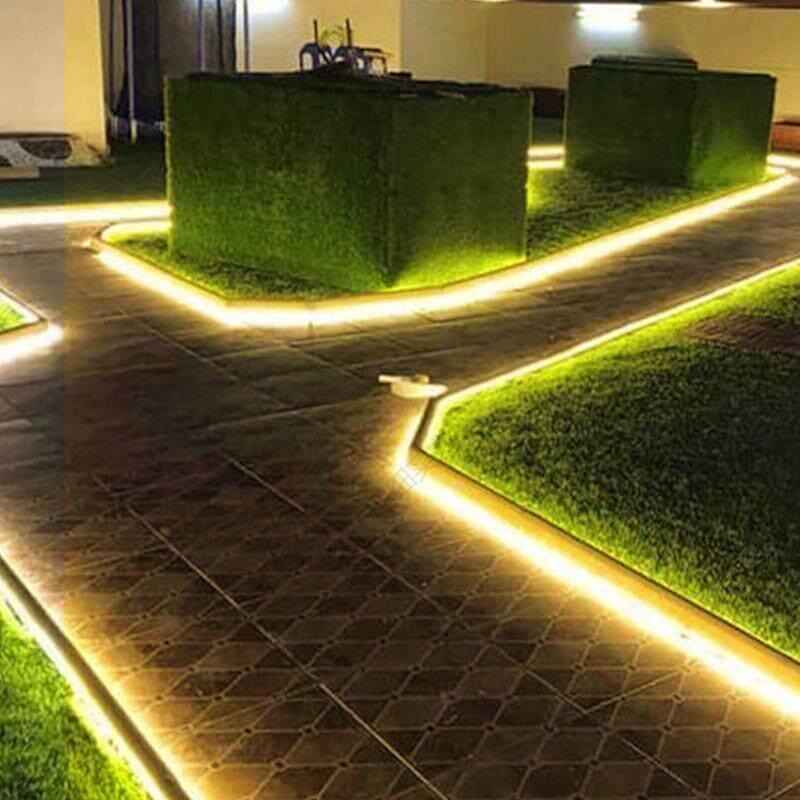 新款COB太阳能灯带户外防水超亮led线条庭院吊顶氛围夜市摆摊家用