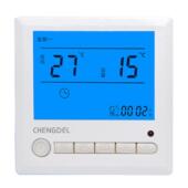 电地暖温控器电采暖电热膜板碳晶墙暖开关面板恒温可调温度控制器