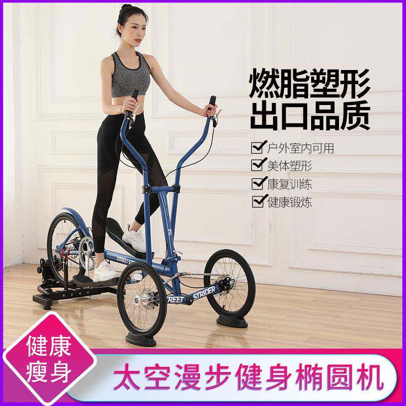 两用摇摆式健身车室内外健身器材椭圆旋转自行车