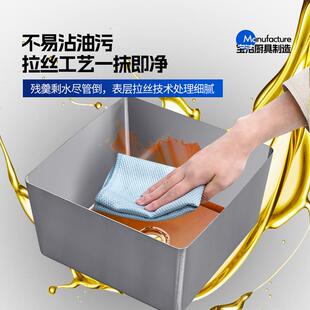 不锈钢星盆 单槽水盆加厚201不锈钢水斗水槽304单槽水池304星盆池