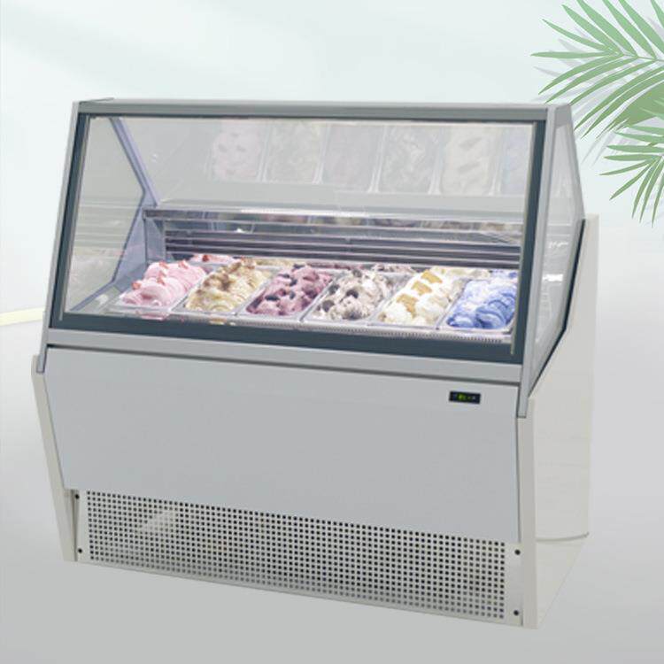 博科尼生产冰淇淋展示柜KS-B1-1300商用冰激凌展示柜/雪糕展示柜