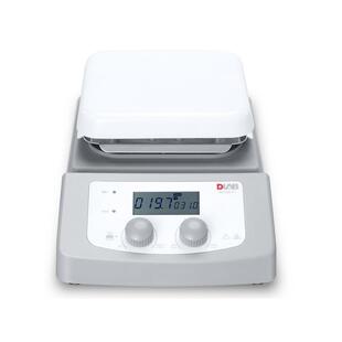 LCD数控6寸方盘加热型磁力搅拌器大龙MS Pro温度380度5L H380