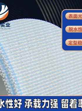 滤工厂造纸成型网三层VQF聚酯网洗纸厂成专用过网造纸脱型水滤网