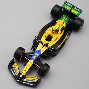 比美高1 43迈凯伦MCL38摩纳哥站仿真F1赛车模型诺里斯4号2024赛季