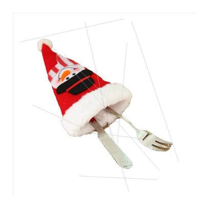 Christmas table set cartoon cap knife and fork cover餐具套