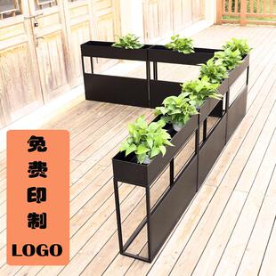 花架隔断围栏室外花盆架子落地式 餐厅花槽花箱户外铁艺绿萝