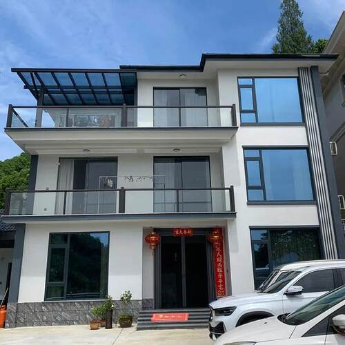 家装高端断桥铝系统门窗农村自建房铝合金门窗隔音隔热封阳台封窗