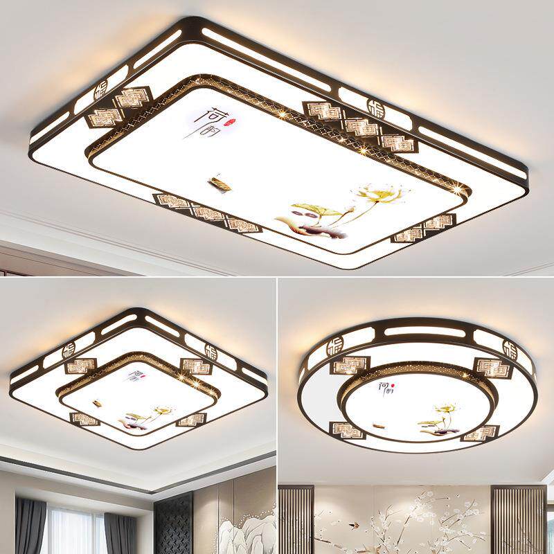 新款客厅led吸顶灯新中式创意智能语音卧室餐厅简约大气家用灯具