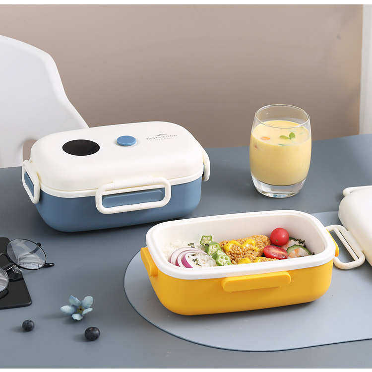 智能温显保温饭盒学生午餐保鲜饭盒上班成人便当盒塑料密封日式饭