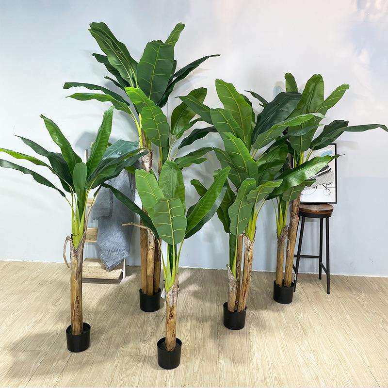 芭蕉树仿真植物大型绿植假树盆栽室内装饰落地盆景客厅仿真香蕉树