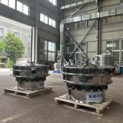 晟碳负极材料专超声波振体动用筛粉筛分设备不卡网出料ST-1200图