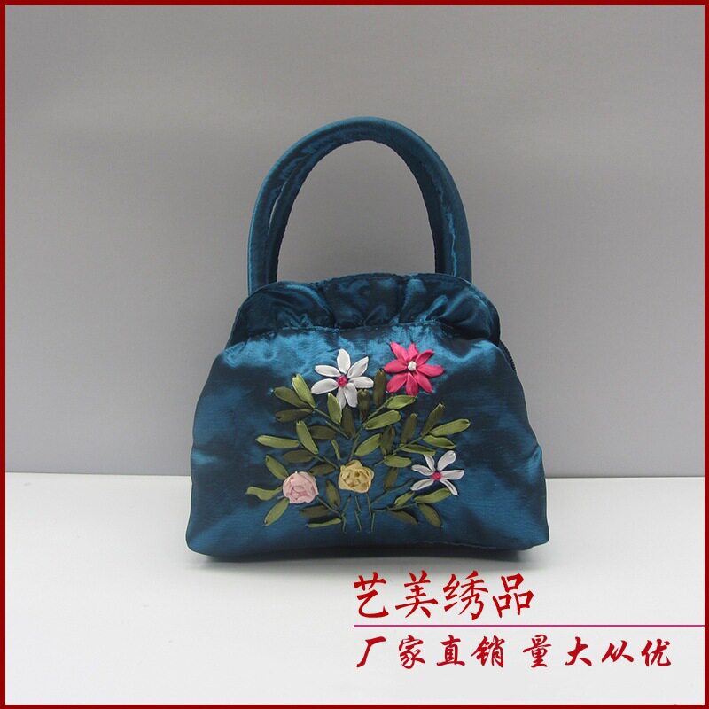 新中式国风包女士手提包旗袍配包拍照民族风绣花包汉服手机包女包