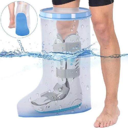 VEHO-Waterproof Extra Wide Leg Cast Cover For Shower With
