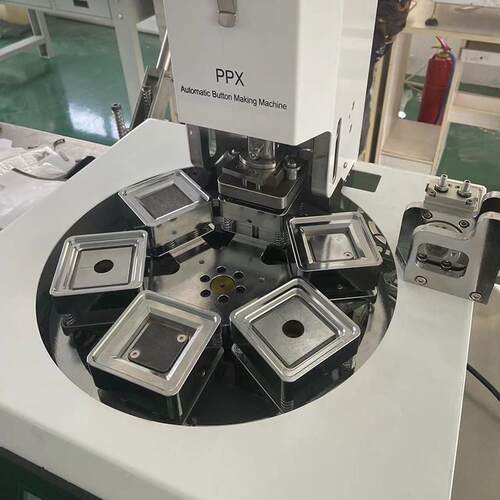 PPX50*50半自动正方形冰箱贴机器矩形磁吸气动磁铁压机带模具设备