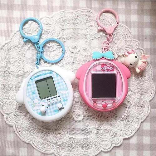 Kawaii Sanrio Game Console Keychain My Melody Kuromi Pochacc