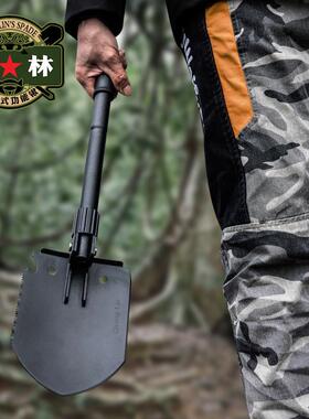 昌林208C户外多功能工兵铲折叠便携锹具锰钢中国铁铲 508C