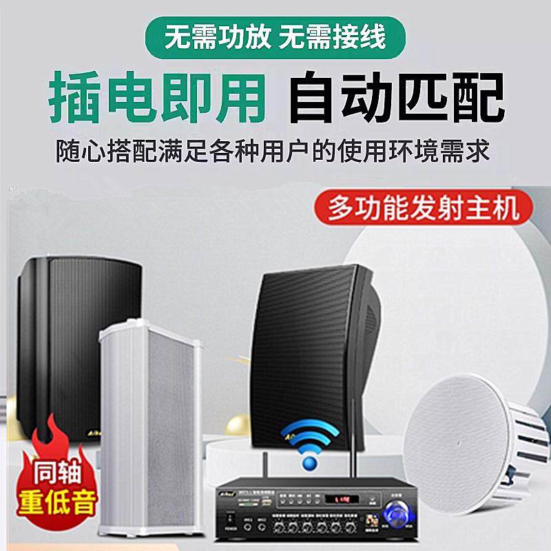 德国柏林之声音效无线蓝牙吸顶音响挂壁天花吊顶套装室内广播音9