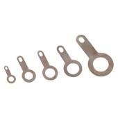 5.2单头焊片圆形接线片线路板端子焊接片黄铜镀银 4.2 2.2 3.2