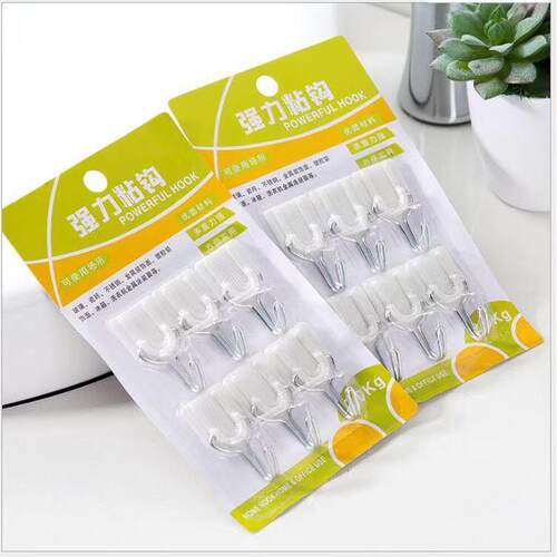 Creative Plastic Hooks for Home Use, Traceless Adhesive Hook