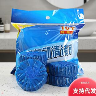 Blue Bubble Toilet Cleaner and Deodorizer - Deep Cleaning an