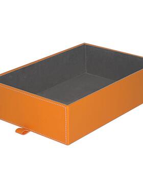 xyt抽式屉革收纳盒衣帽间衣柜盒子装皮收纳柜皮加质收纳92902箱皮