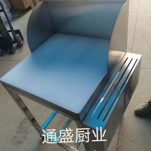 跨境剁骨台不锈钢剁肉台砍骨架子砍肉切肉架带砧板猪肉分割台商用