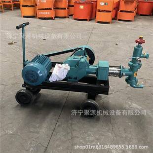 BW60 电动7.5KW高压砂浆注浆泵 单缸活塞往复式 灰浆泵 8注浆机