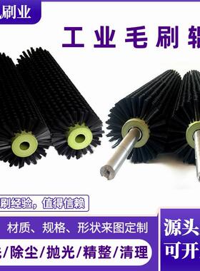 工业毛刷辊滚筒果蔬玻璃清洗机刷辊尼龙丝圆形毛刷棍圆柱体植清洁