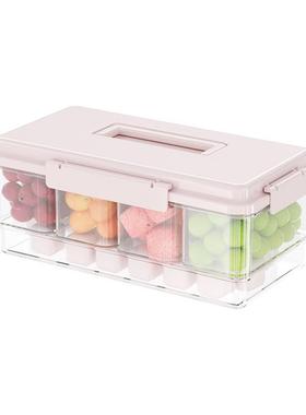 T6F便当盒水果饮料封盒冰外箱收纳盒冰分格保鲜镇盒户密手PF5MTFx