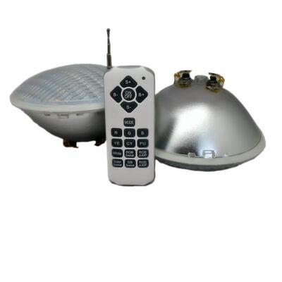 防灯水PARP灯AR56水底灯七彩RG水BGB-PAR-5带遥控嵌入式池景观12V