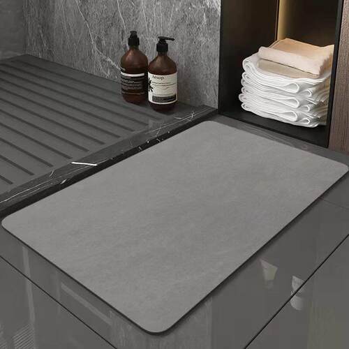 Diatomite Bath Mat Non-slip Bathroom Rug Super Absorbent Bat