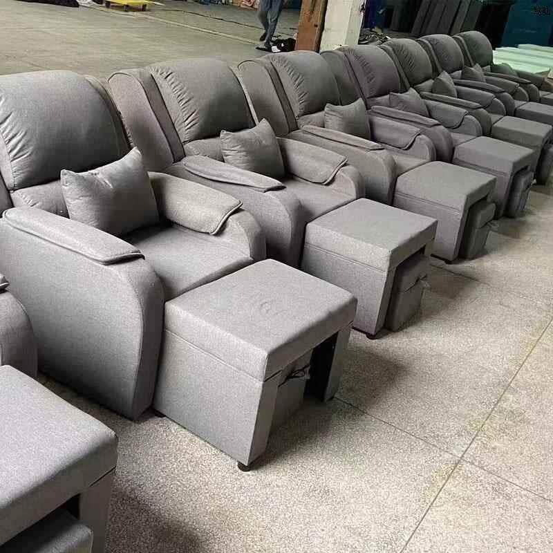 足浴足疗沙发电动美睫美甲沙发可躺按摩椅子洗脚修脚床洗浴沐足椅