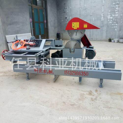 木工配套设备圆木断木锯精密开板锯新式圆木推台锯木工机械推台锯