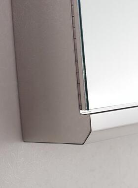 生间EXU洗梳妆镜柜漱厕所镜子收纳一体卫柜浴室带置物架壁台挂式