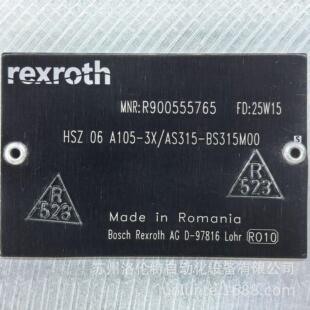 R900555765 HSZ06A105-3X/AS315-BS315M00 Rexroth / 液压元件