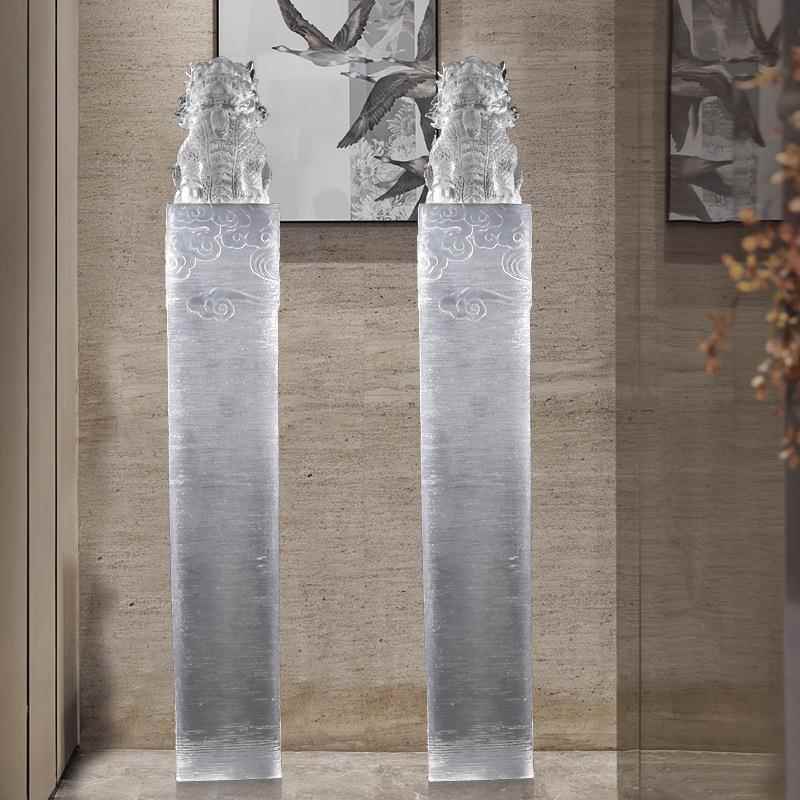 落地大型麒麟摆件工艺品中式创意家居客厅电视柜两旁摆设装饰品