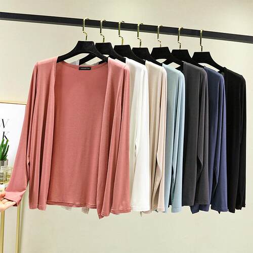 Women's short cardigan, thin shawl, small jacket, long